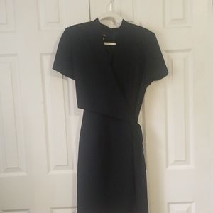 Donna Morgan Little black wrap dress